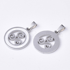201 Edelstahlanhänger&nbsp;STAS-N089-63P