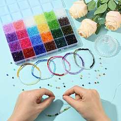 138 g transparente Acrylperlen in zwei Farben&nbsp;TACR-FS0001-69