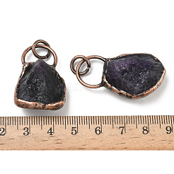 Pendenti d'ametista naturale&nbsp;G-H332-05R
