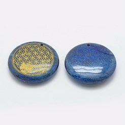 Natürliche Lapislazuli Anhänger&nbsp;G-O163-D01