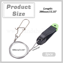 5 stücke kunststoff & stahl draht meer angeln drag angeln punkt abzug linie clip&nbsp;FIND-ME0002-62