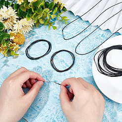 Corde tonde intrecciate in poliestere cerato&nbsp;FIND-WH0136-59A-01