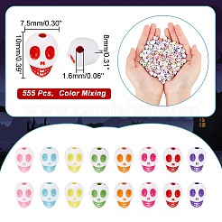 150 g Halloween-Harzperlen aus undurchsichtigem Harz&nbsp;FIND-AR0002-64