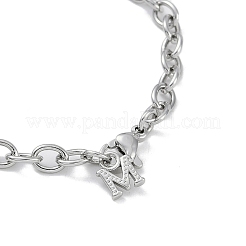 Messingkabelkette M Charm Armband machen&nbsp;KK-U020-11P