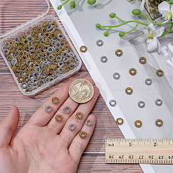 200 stücke 2 stile legierung abstandshalterperlen&nbsp;FIND-AR0005-45