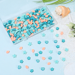 240pcs 4 Arten handgemachte Polymer-Ton-Perlen&nbsp;CLAY-SC0002-93