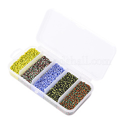 12/0 opaken Farben sickern Glasperlen&nbsp;SEED-YW0001-09C