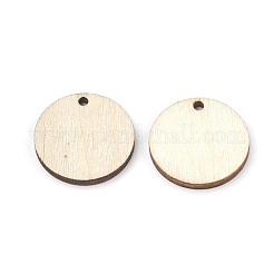 Ungefärbte Holzanhänger&nbsp;WOOD-T008-13