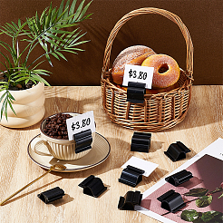 100 porte-cartes à clip en PVC&nbsp;AJEW-UN0002-93