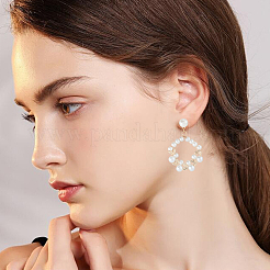 Boucles d'oreilles à tige en acier inoxydable 304&nbsp;EJEW-SP0001-17A