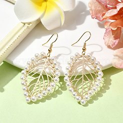 Shell perla orecchini pendenti&nbsp;EJEW-TA00358
