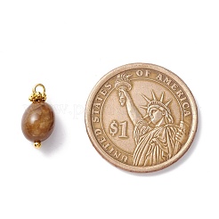 Natürliche Jade Anhänger / charms&nbsp;PALLOY-JF01092-01