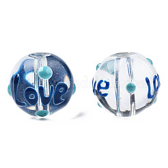 Perles en verre transparentes&nbsp;GLAA-TAC0010-20