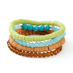 4 pz bracciali elastici&nbsp;BJEW-JB05888