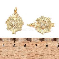 Ciondoli Shegrace in ottone con micro pavé di zirconi cubici trasparenti&nbsp;XGRQ2C465-405G