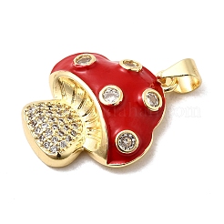 Ottone micro spianare pendenti zirconi&nbsp;KK-A266-41A-G