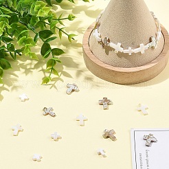 40pcs 4 Arten natürliche Süßwasser-Muschelperlen&nbsp;BSHE-YW0001-26