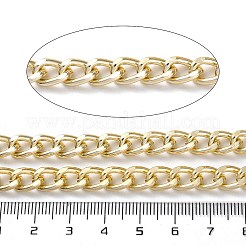 Chaînes gourmettes à facettes taillées au diamant en aluminium d'oxydation&nbsp;CHA-H001-16KCG