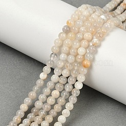Opalo blancos naturales hebras&nbsp;X-G-D294-4mm-01