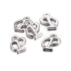 Platinierte Legierungsanhänger&nbsp;X-PALLOY-J718-01P-P