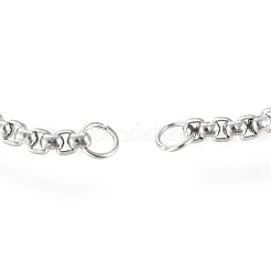 Anlaufbeständiges verstellbares Schiebearmband aus 304 Edelstahl/Bolo-Armbänder herstellen&nbsp;STAS-I153-02P