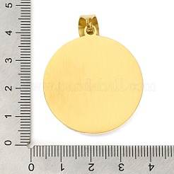 Ionenplattierung (IP) Acryl-Schnittstelle 304 Edelstahlanhänger&nbsp;STAS-D110-52G