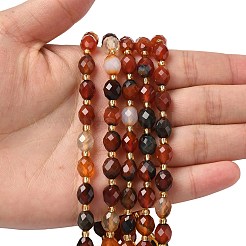 Chapelets de perles en cornaline naturelle&nbsp;G-F809-A52-01