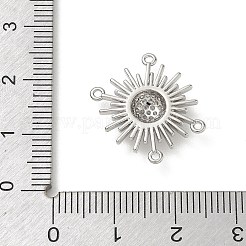 Messing Micro Pave klare kubische Zirkonoxid-Mehrstrangglieder&nbsp;CU-CBAA9EB-08P