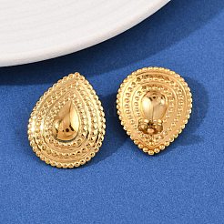 Pendientes de lágrima de acero inoxidable 304&nbsp;EJEW-I320-11G