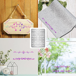 Metallstanzschablonen aus Edelstahl&nbsp;DIY-WH0289-096