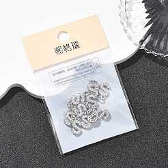 Pendentifs en laiton Shegrace avec micro-pavé de zircone cubique transparente&nbsp;XGRQ29910-394P-S