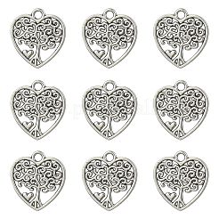 Tibetischer stil Aluminium Anhänger & Charms&nbsp;TIBEP-YW0001-67