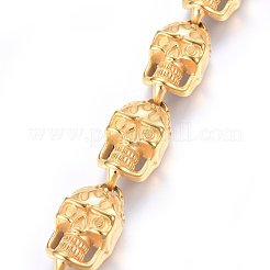 Bracciali a maglie in acciaio inossidabile 304&nbsp;BJEW-L631-15G