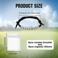 8 Stück Polypropylen-Armbänder&nbsp;BJEW-DR00017