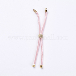 Nylon Twisted Cord Armband machen&nbsp;MAK-F018-13G-RS