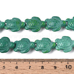 Kunsttürkisfarbenen Perlen Stränge&nbsp;G-N352-21A-01