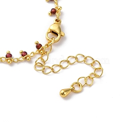 Laiton chaîne porte-câble fabrication de collier&nbsp;KK-K337-12G-06