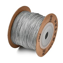 Cordón trenzado de nailon para la elaboración de joyas y manualidades de macramé.&nbsp;NWIR-N003-0.6mm-05G