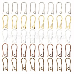 Ganci per orecchini in ottone 40pcs 5 colori per i disegni degli orecchini&nbsp;KK-LS0001-19