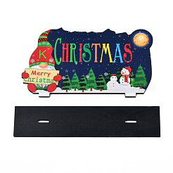Décorations d'affichage de table en bois&nbsp;WOOD-N005-72