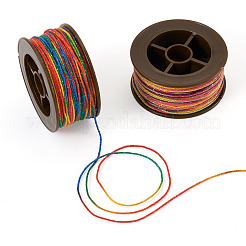 2 Rolle 2 Farben segmentgefärbte runde Polyester-Drehschnüre&nbsp;OCOR-TA0003-59E