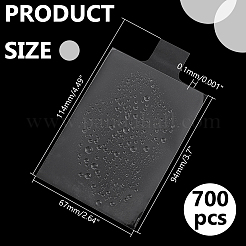 100 porte-cartes de visite transparent en PVC&nbsp;AJEW-WH0481-638
