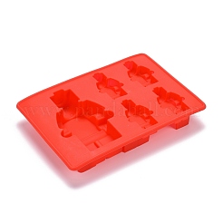 Spielzeugroboter-Silikonformen in Lebensmittelqualität&nbsp;DIY-WH0013-18