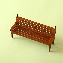 Décoration de banc avec dossier en bois&nbsp;PW-WGF4E03-01