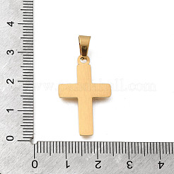 Pendentifs en acier inoxydable 304 avec placage ionique (IP)&nbsp;STAS-G102-20G-01