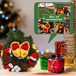 1 Set DIY-Weihnachtsstrickwerkzeug-Sets&nbsp;DIY-SC0026-49B