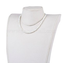 Vetro collane di perline&nbsp;NJEW-JN02271-01