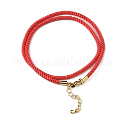 Fabrication de colliers en cordon de nylon Milan&nbsp;MAK-M028-01G-22