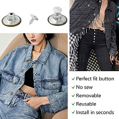 Eiserne Knopfnadeln für Jeans&nbsp;BUTT-YW0001-01A