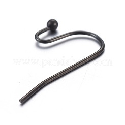 Ganci per orecchini in acciaio inossidabile placcatura ionica (ip)&nbsp;X-STAS-L211-14-B